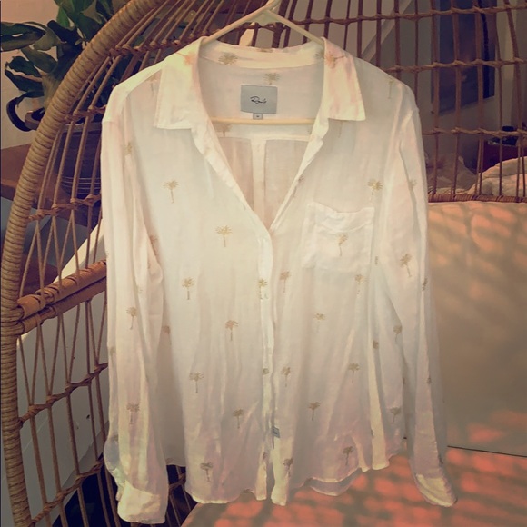 Rails Tops - Rails Charlie Gold Palms shirt